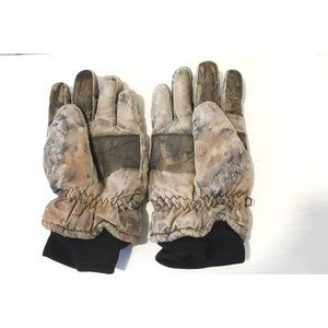 GATES THERMOLITE Men’s Insulated Realtree Camo Gloves Mens Size M Hunting